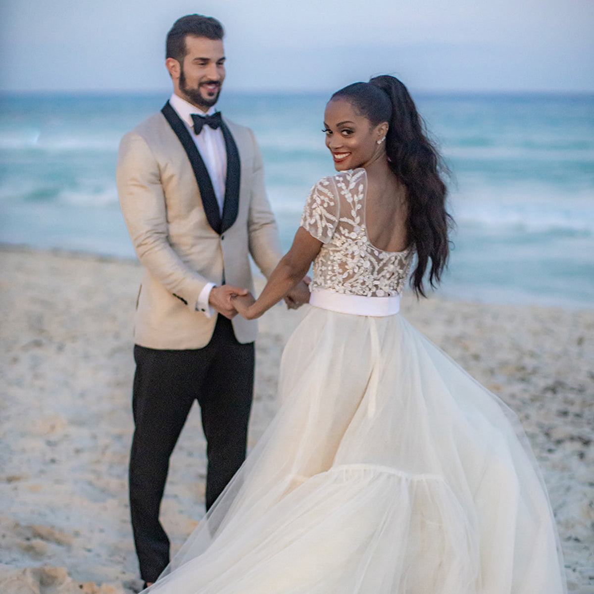 A Tropical Beach Wedding In Cancun For The Bachelorette Rachel Lindsay Ceci New York