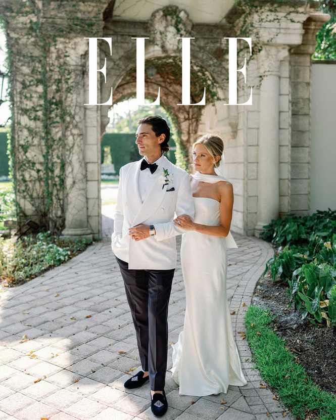 FEATURED IN ELLE: PALM BEACH WEDDING WITH A TOUCH OF NEW YORK STYLE