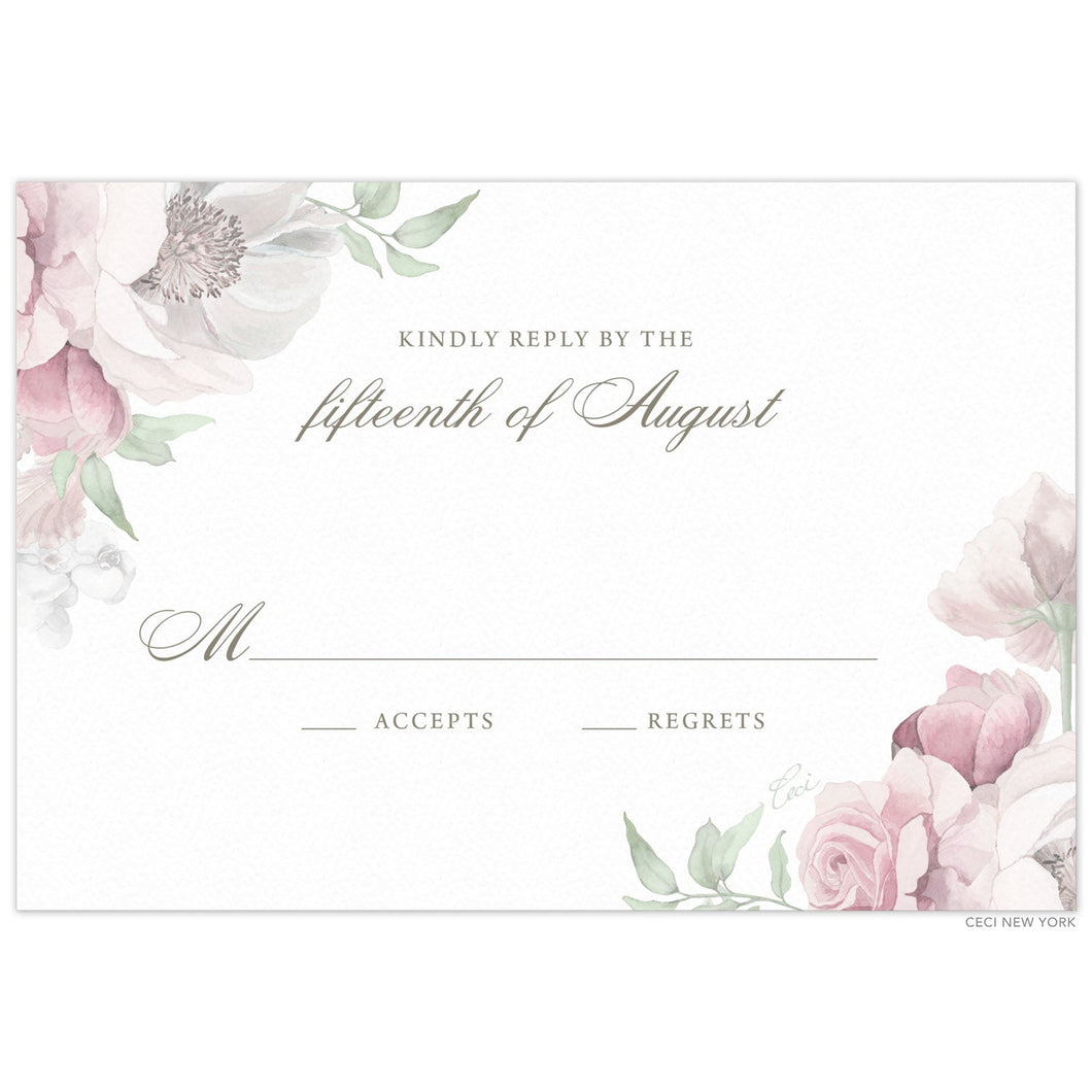 Lisette Cascade Reply Card