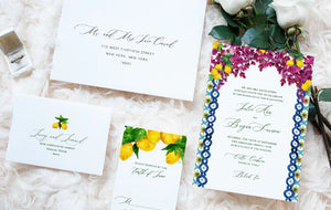 Capri Lemon Invitation