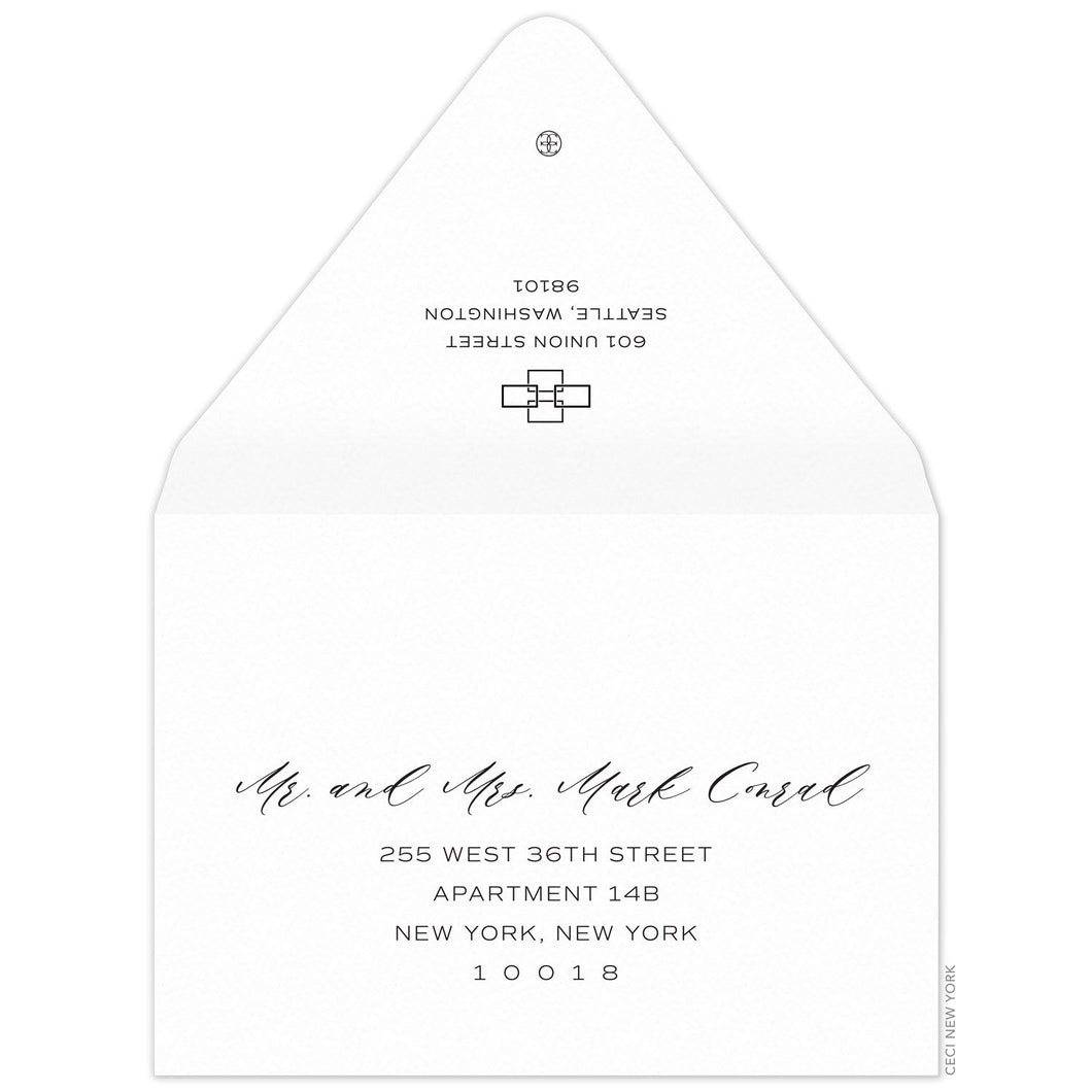 Bleeker Invitation Envelope